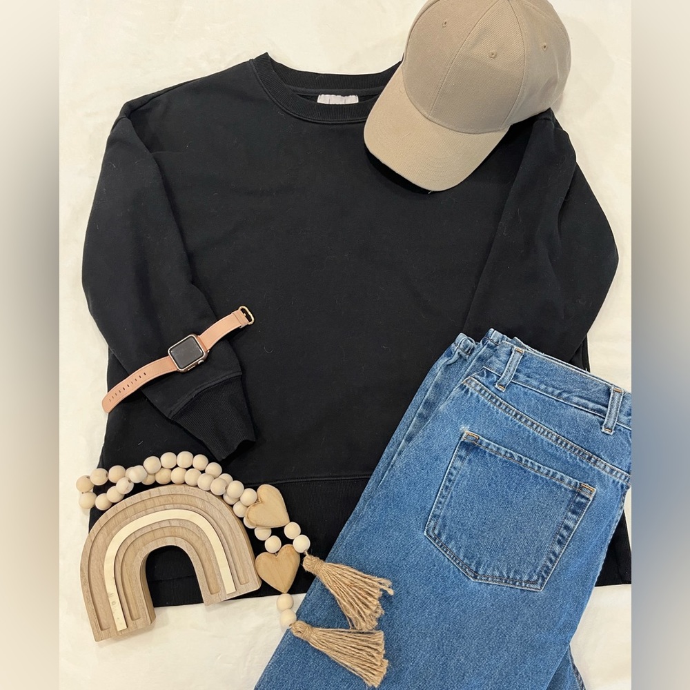 KERSH BLACK CREWNECK
